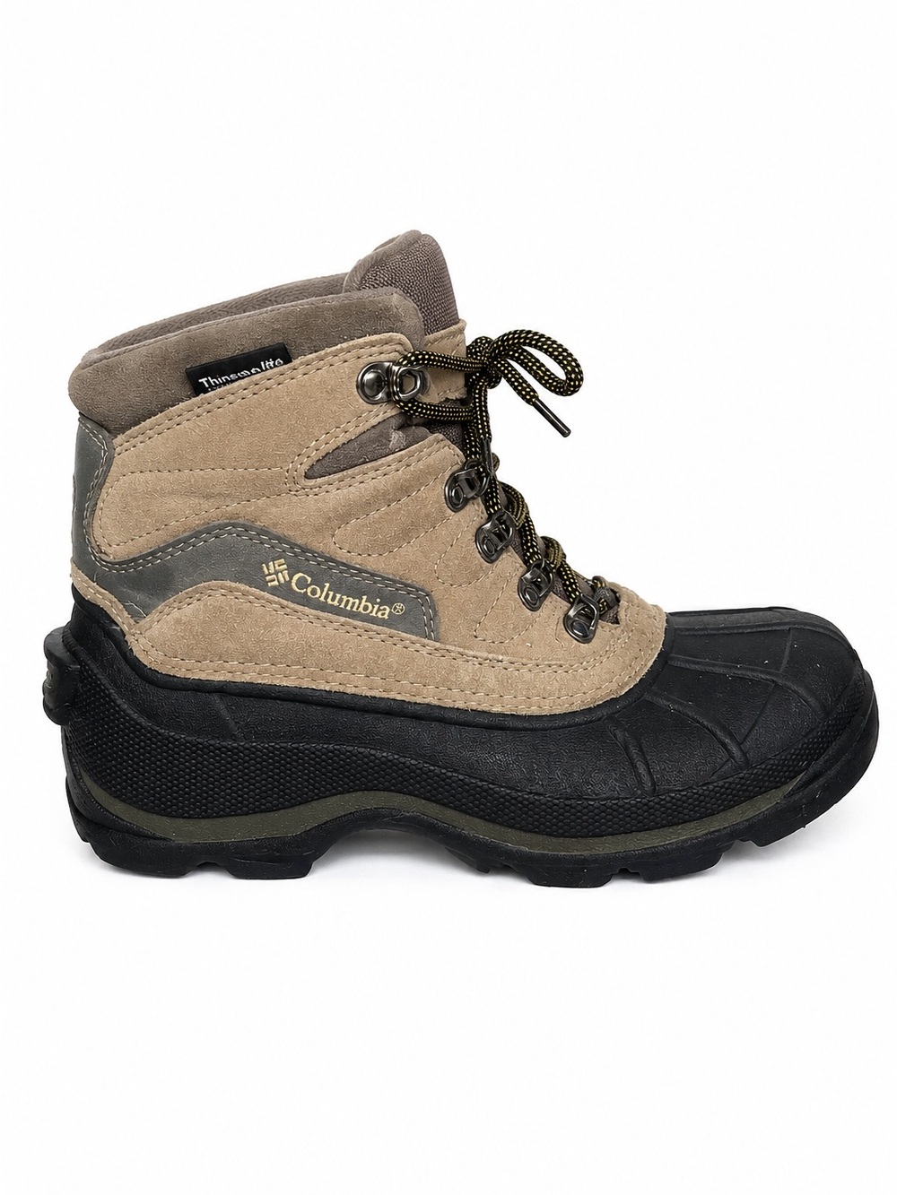 Columbia Cascadian Thermolite Waterproof Winter Boots Brown Black Women’s Size 7